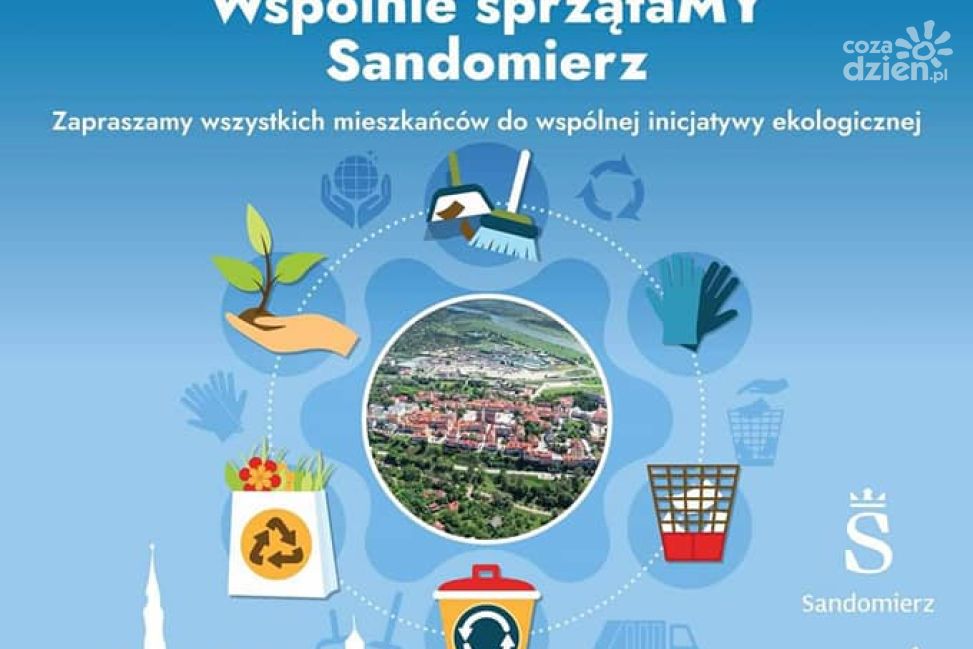 Wspólne sprzątanie Kielc i Sandomierza