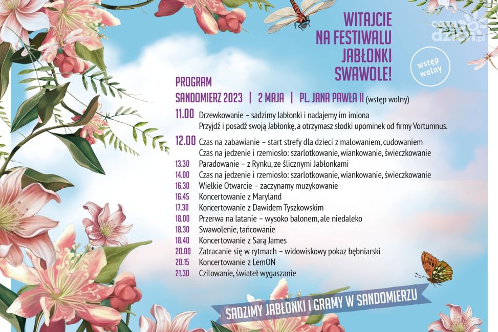Dziś w Sandomierzu odbędzie się festiwal "Jabłonki Swawole"