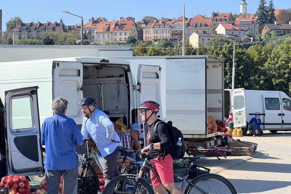 Sandomierz na „dwóch kółkach”, czyli rowerowa kampania wyborcza Marka Materka 