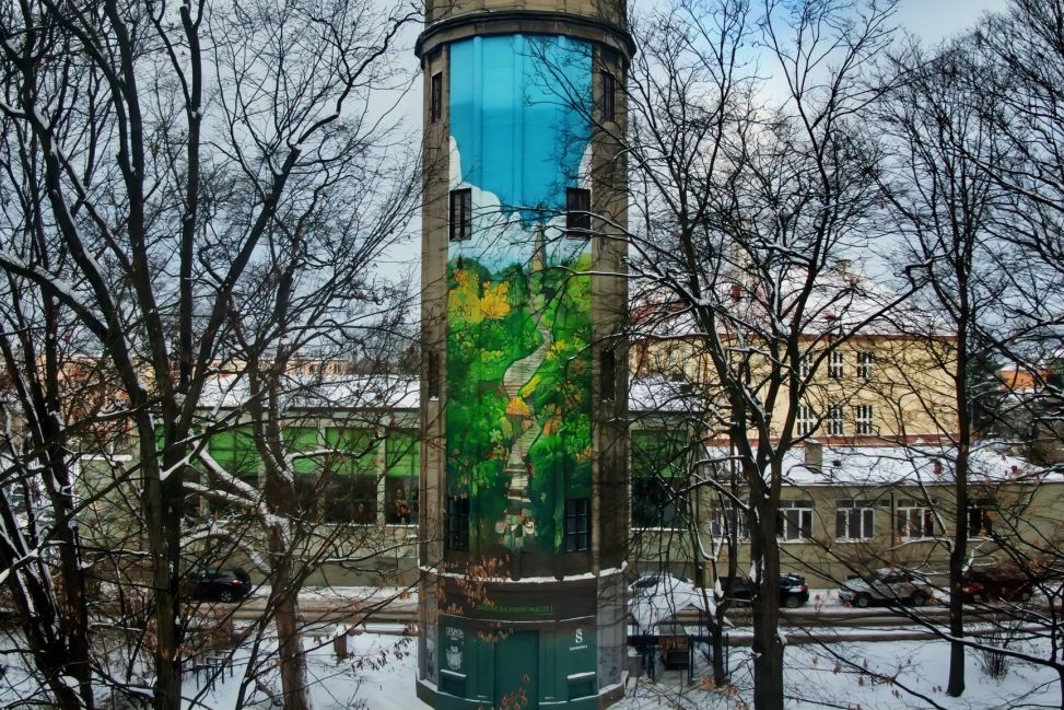 W sandomierskim Parku Miejskim powstał ekologiczny mural