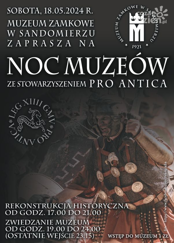 Na pełną wrażeń noc zaprasza Muzeum Zamkowe w Sandomierzu