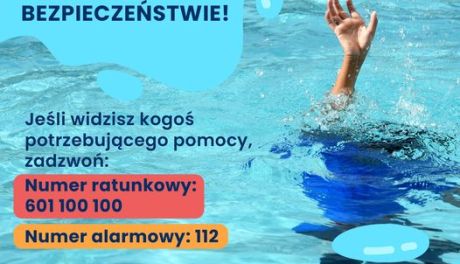 Pamiętaj o bezpieczeństwie nad wodą!