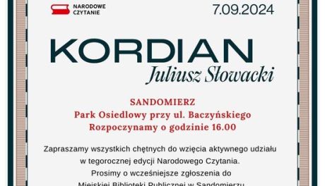 Narodowe Czytanie w Sandomierzu