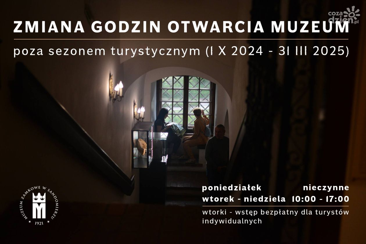 Od października muzeum zmienia godziny otwarcia