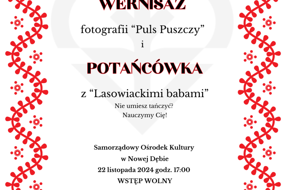 Wernisaż i potańcówka z Lasowiackim klimatem