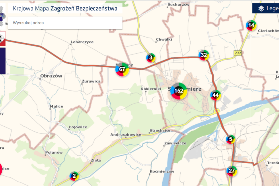 Krajowa Mapa Zagrożeń w użytku