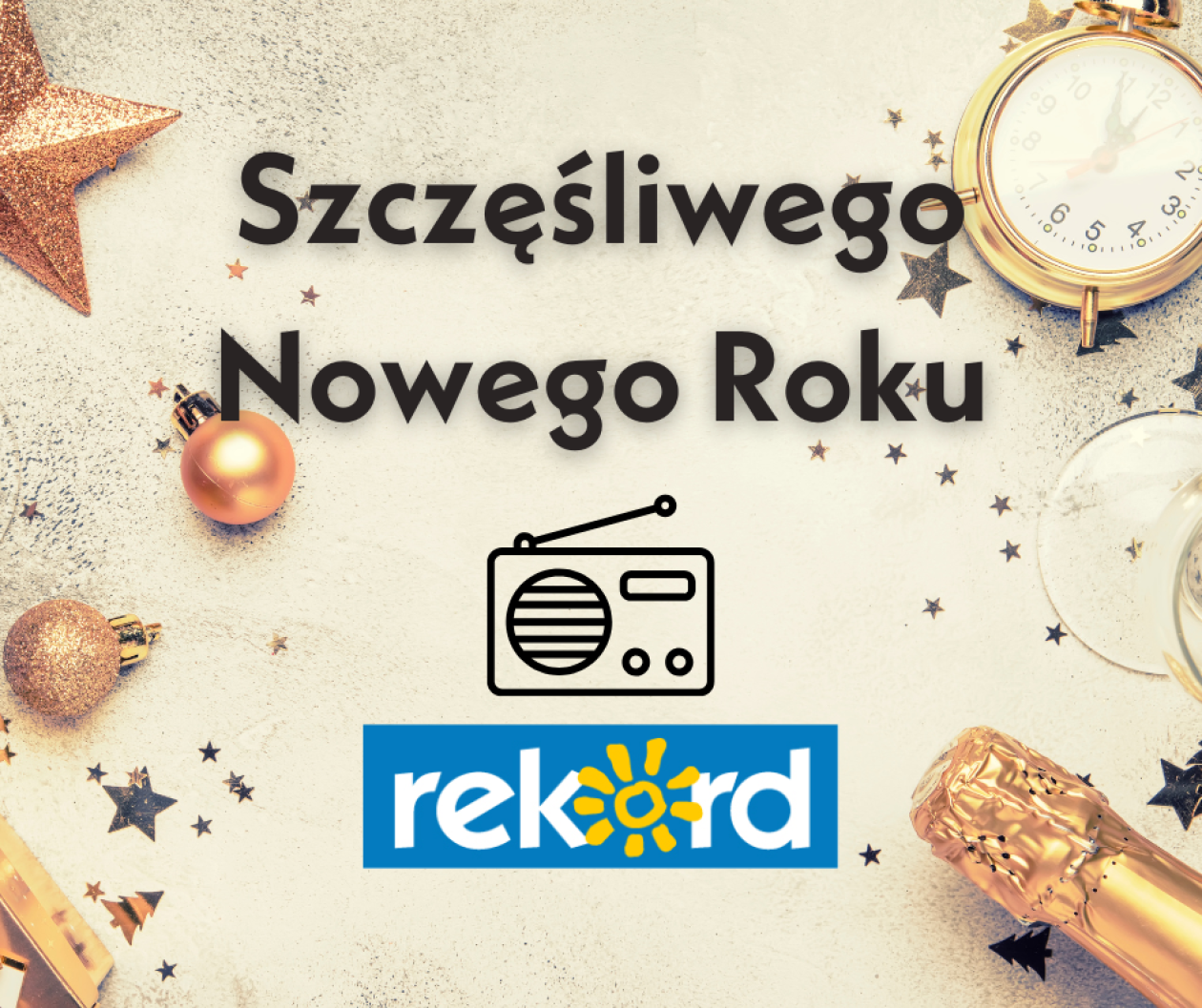 Szczęśliwego Nowego Roku od Radia Rekord Sandomierz