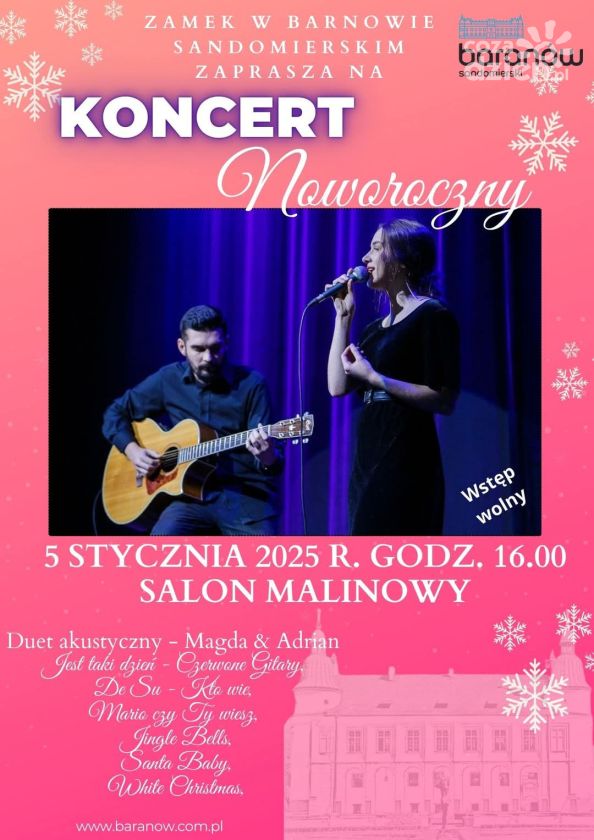 Noworoczny Koncert na Zamku w Baranowie Sandomierskim