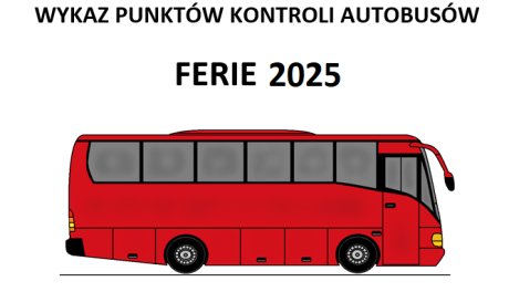 Kontrole autobusów przed feriami zimowymi 2025