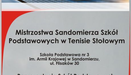 Mistrzostwa Sandomierza Szkół Podstawowych w Tenisie Stołowym