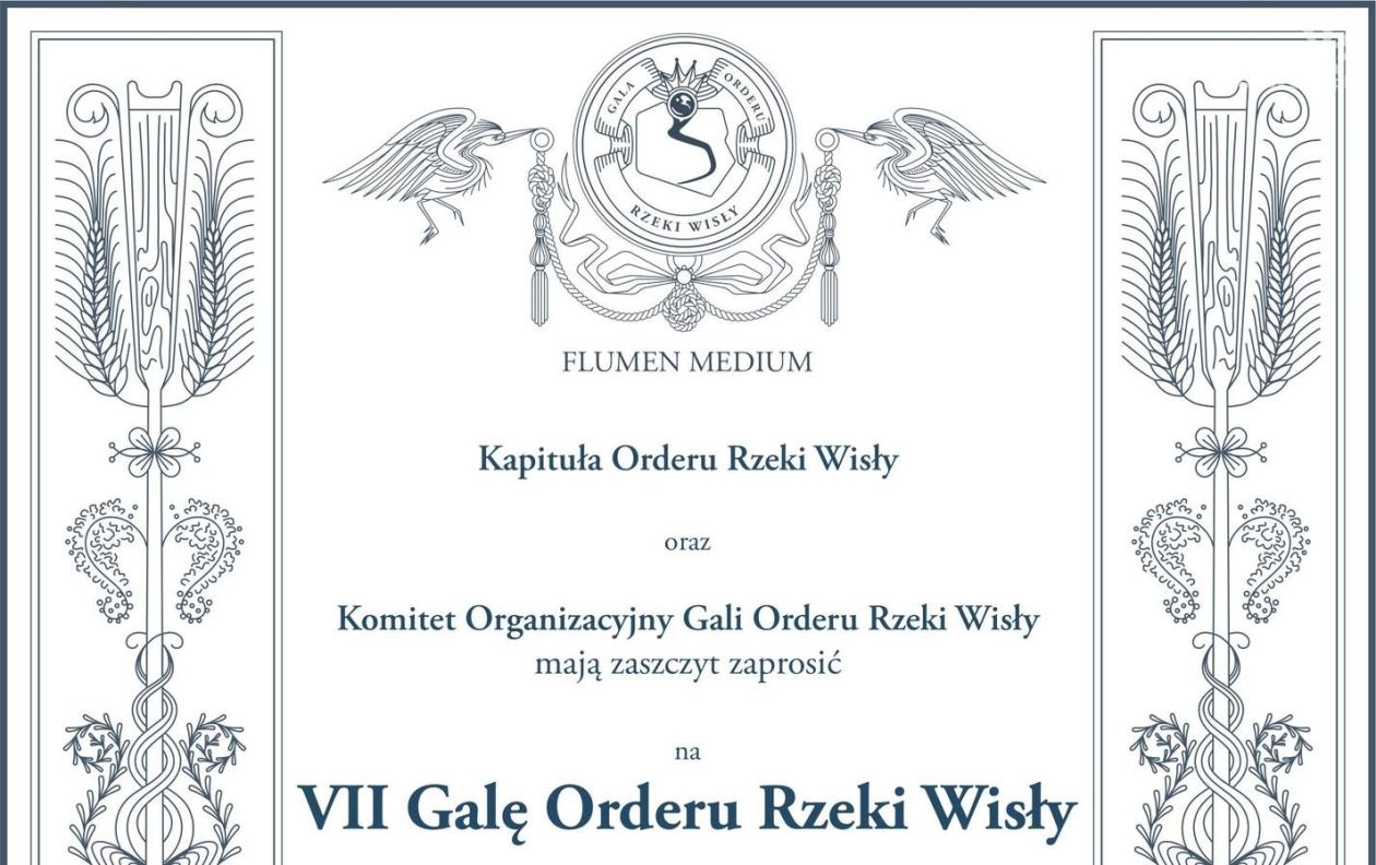 VII Gala Orderu Rzeki Wisły już w lutym