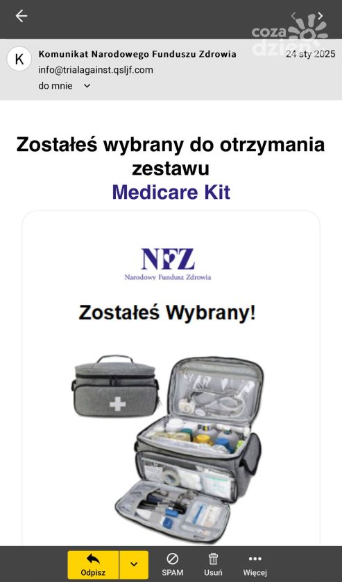 Uwaga na oszustwo 