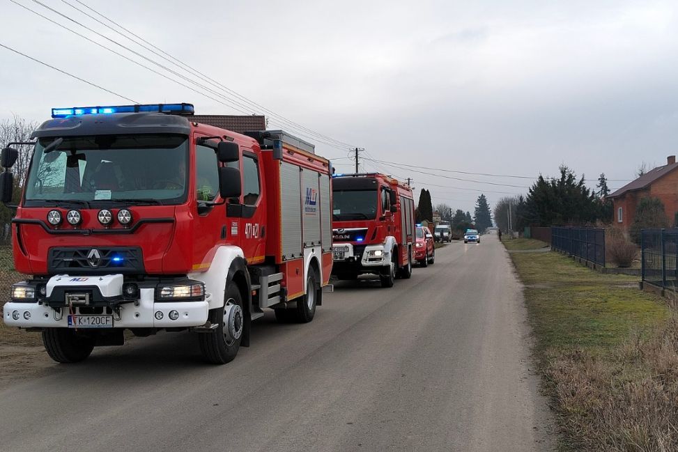 Pożar budynku mieszkalnego w Starych Kicharach