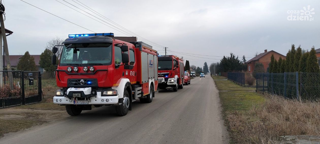 Pożar budynku mieszkalnego w Starych Kicharach