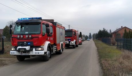 Pożar budynku mieszkalnego w Starych Kicharach