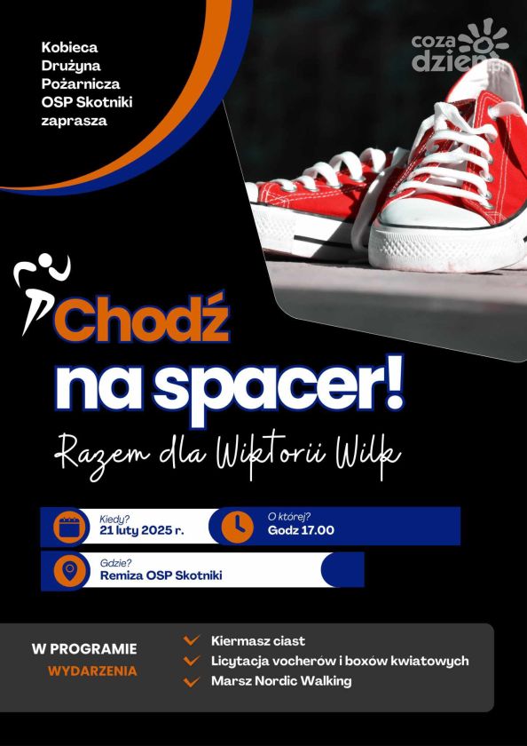 Razem dla Wiktorii! Charytatywny spacer w Grębowie