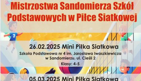 Mistrzostwa Sandomierza Szkół Podstawowych w Piłce Siatkowej