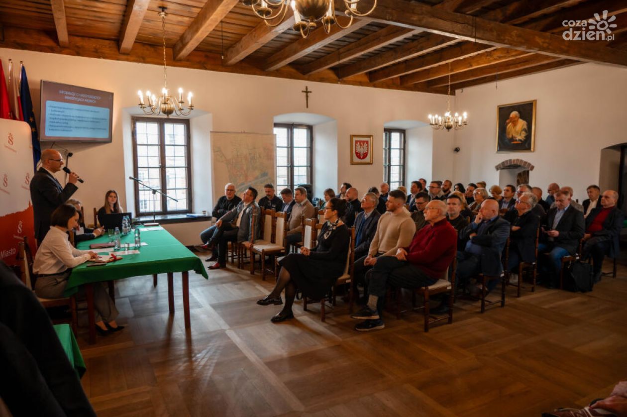 Spotkanie władz Sandomierza z lokalnymi przedsiębiorcami