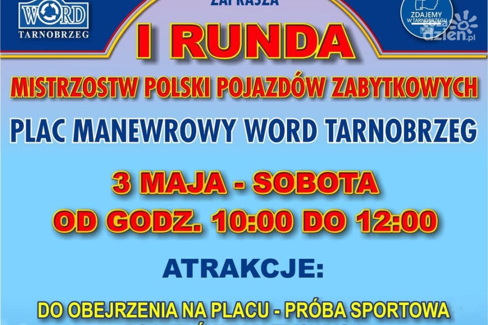 Już 3 maja I Runda Mistrzostw Polski Pojazdów Zabytkowych!