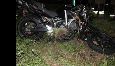 Tragiczny wypadek w Stalach. Nie żyje motocyklista, pasażerka w szpitalu