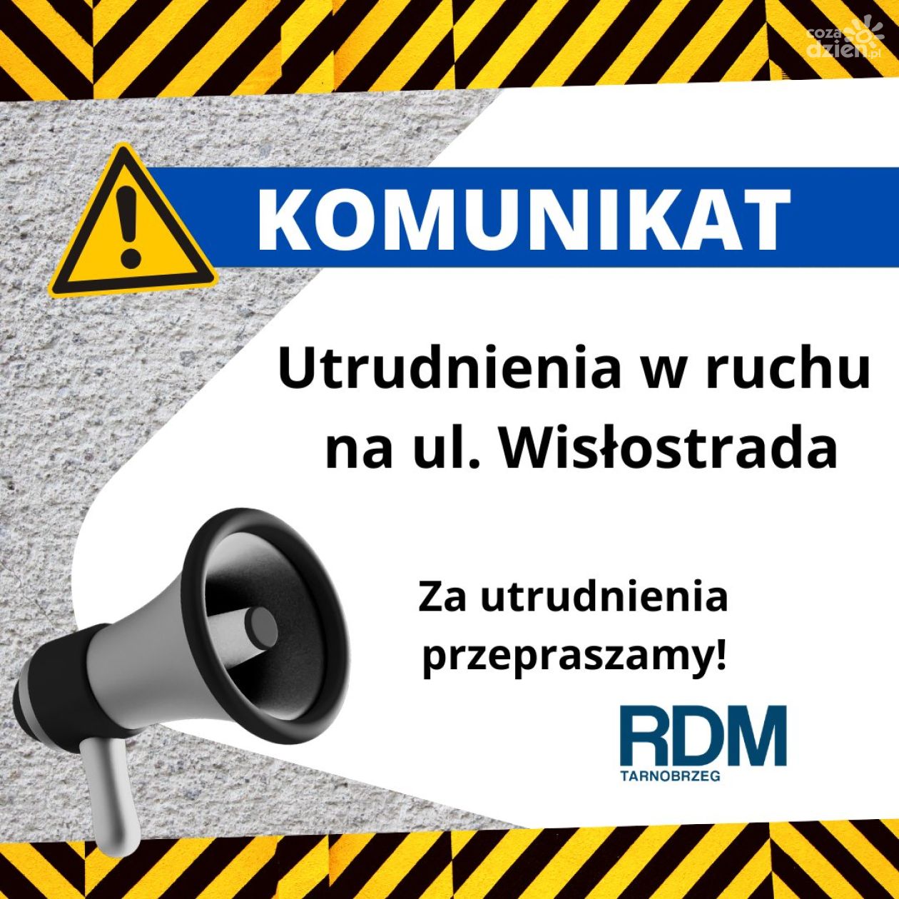Uwaga na Wisłostradzie!