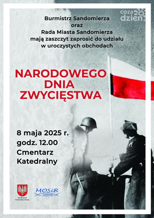 Sandomierz uczci Narodowy Dzień Zwycięstwa – uroczystości 8 maja