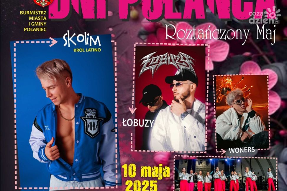 Roztańczony Maj w Połańcu. Już 10 maja święto muzyki, sportu i dobrej zabawy
