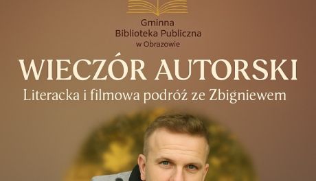 Wieczór z literaturą i filmem w Obrazowie – Zbigniew Masternak gościem Gminnej Biblioteki