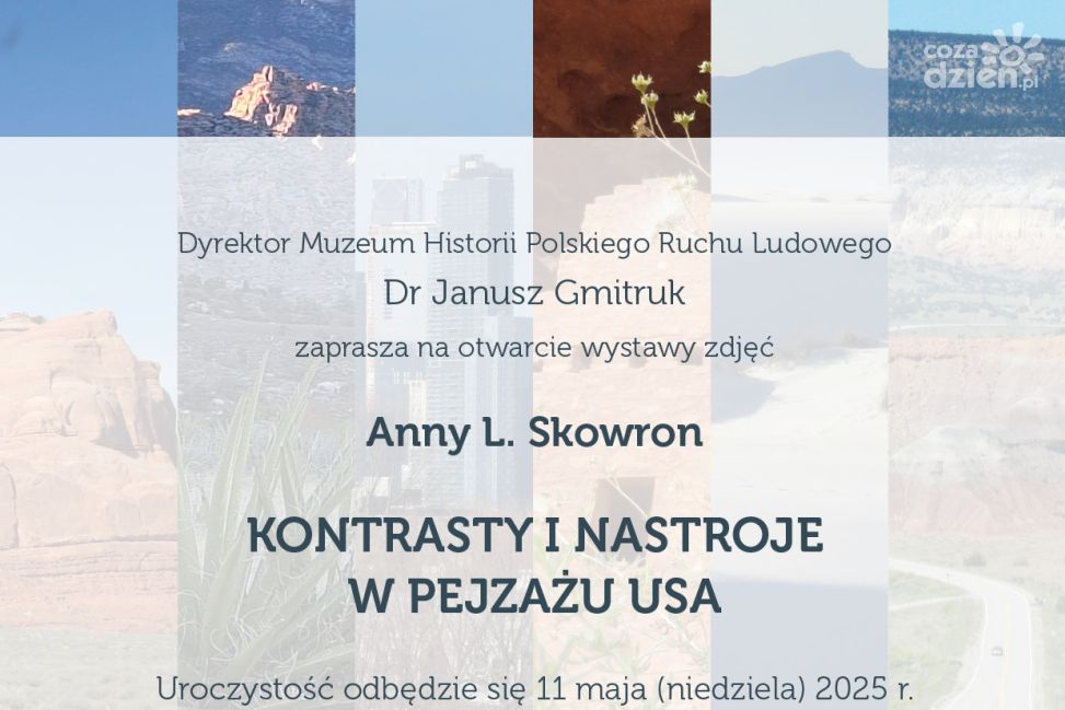 Kontrasty i nastroje w pejzażu USA – nowa wystawa w Sandomierzu