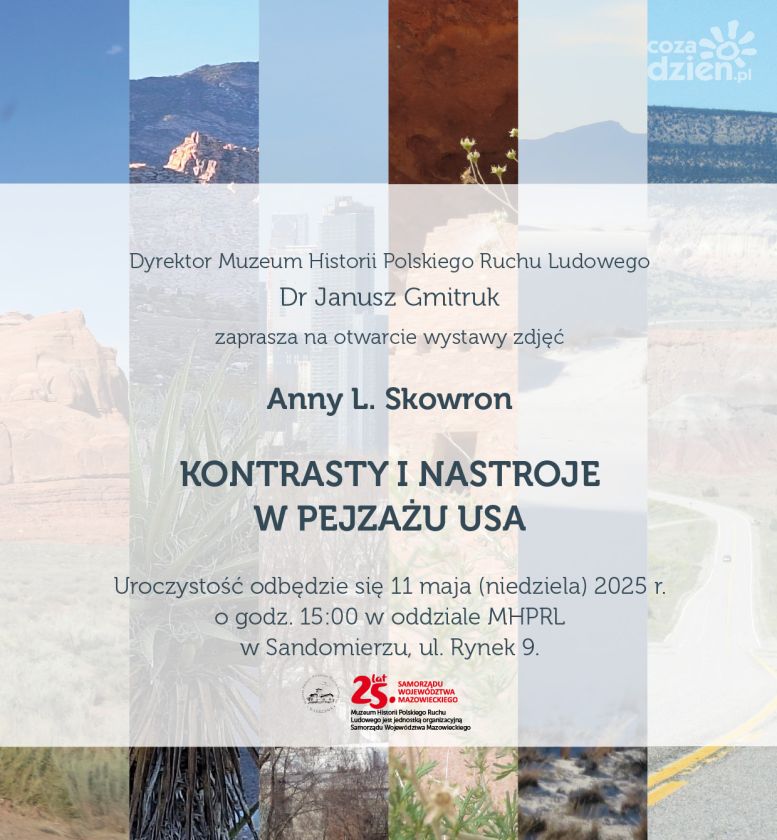 Kontrasty i nastroje w pejzażu USA – nowa wystawa w Sandomierzu