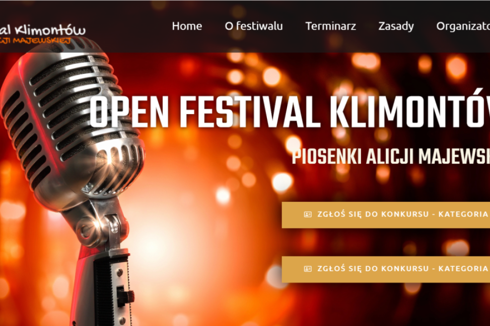 Znamy finalistów Open Festiwalu Klimontów! Młodzi wokaliści zaśpiewają dla Alicji Majewskiej