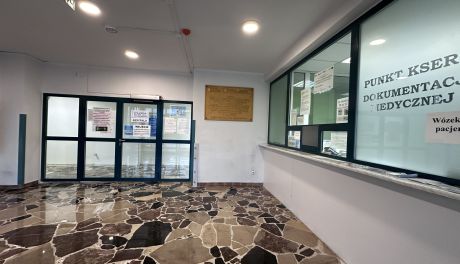 Modernizacja wejścia i holu w sandomierskim szpitalu na finiszu