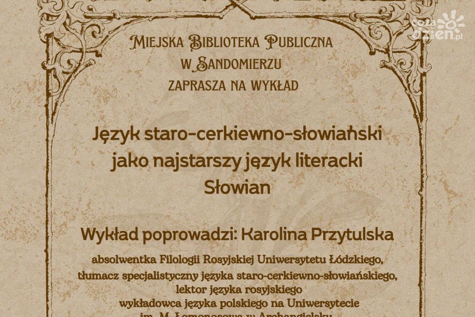 W Sandomierzu o najstarszym języku literackim Słowian