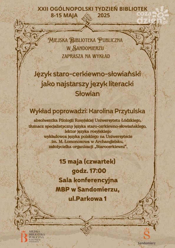 W Sandomierzu o najstarszym języku literackim Słowian