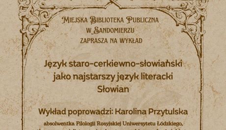 W Sandomierzu o najstarszym języku literackim Słowian