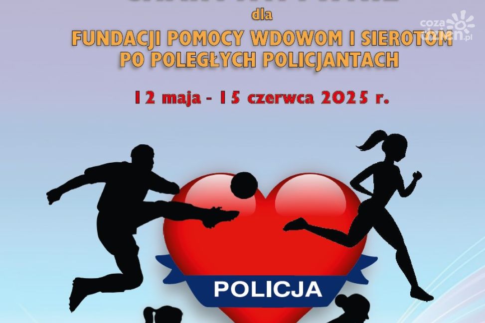 „Wiosna na sportowo” – dołącz do wirtualnej akcji charytatywnej i pomóż rodzinom poległych policjantów