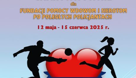 „Wiosna na sportowo” – dołącz do wirtualnej akcji charytatywnej i pomóż rodzinom poległych policjantów