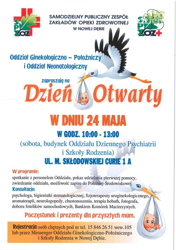 Dzień Otwarty dla przyszłych mam już 24 maja