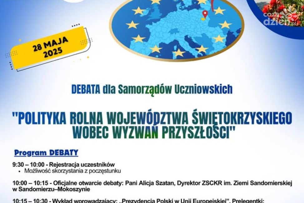 Młodzież debatuje o przyszłości rolnictwa 