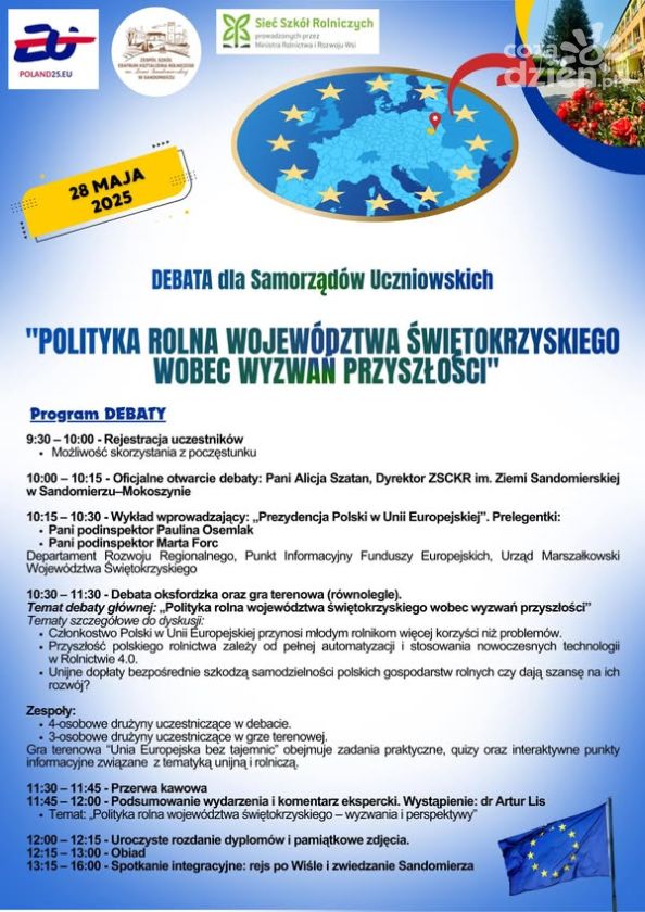 Młodzież debatuje o przyszłości rolnictwa 