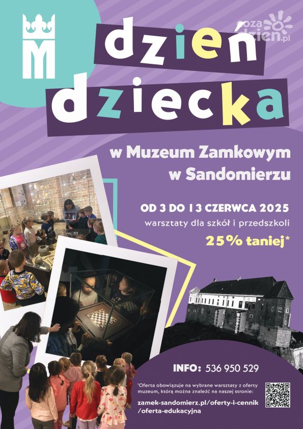 Zamek Królewski w Sandomierzu zaprasza na wyjątkowe święta: Dzień Matki i Dzień Dziecka pełne atrakcji