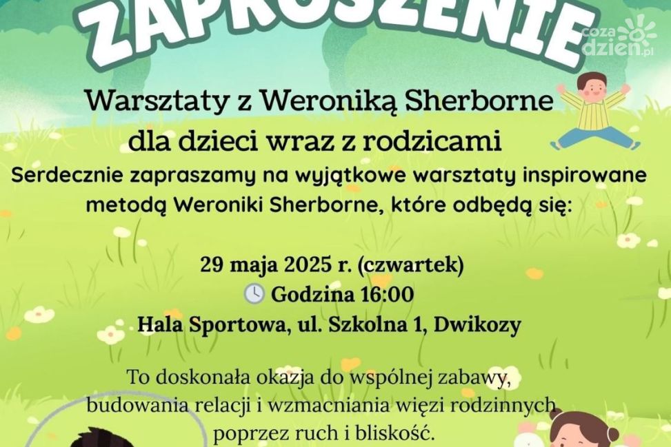 Rodzinne warsztaty metodą Weroniki Sherborne już wkrótce w Dwikozach