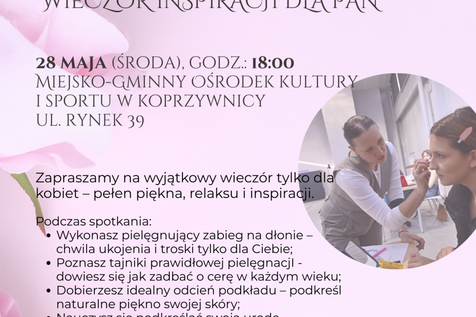 Koprzywnica świętuje Dzień Mamy: „Wieczór Inspiracji” dla pań już dziś!