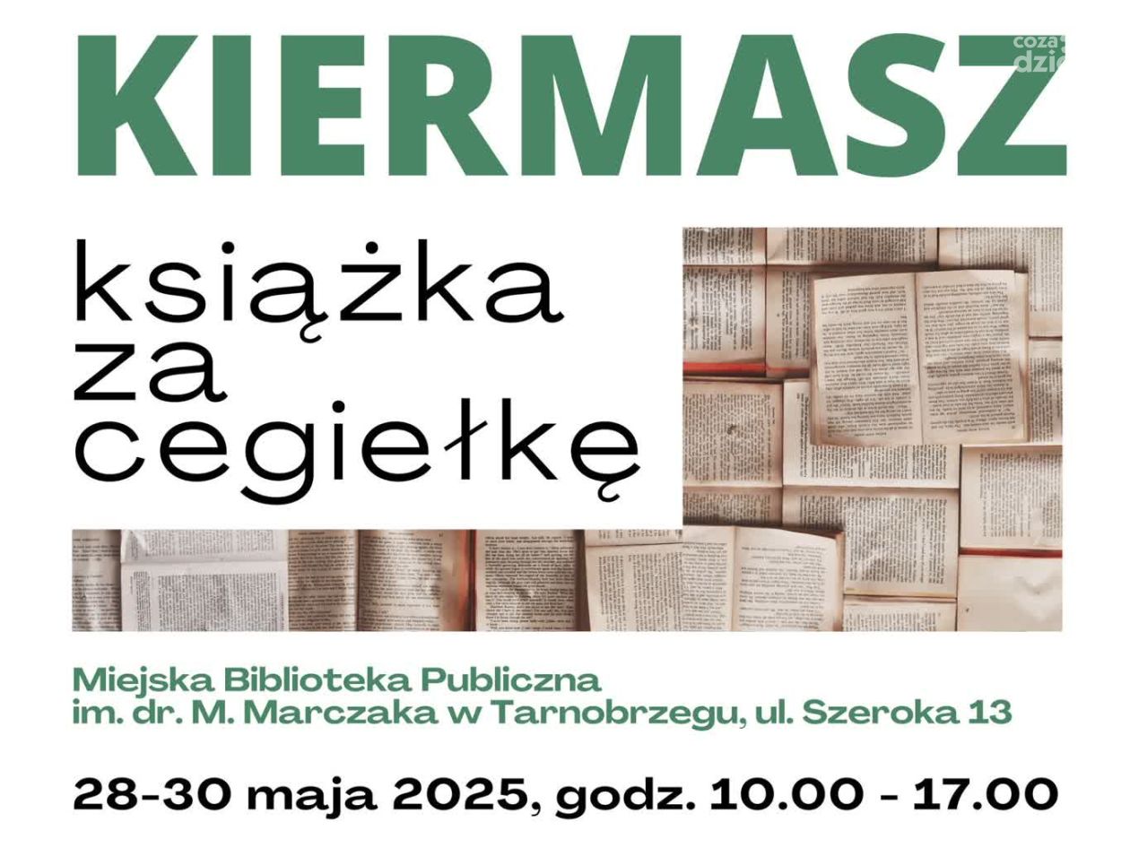 „Książka za cegiełkę” – książkowy kiermasz w tarnobrzeskiej bibliotece