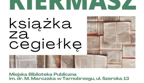 „Książka za cegiełkę” – książkowy kiermasz w tarnobrzeskiej bibliotece