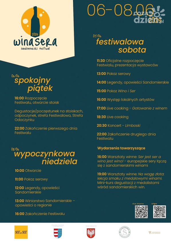 Sandomierska WinaSera 2025 – uczta dla zmysłów już 6–8 czerwca!