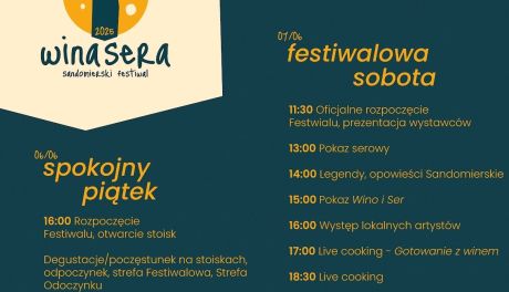 Sandomierska WinaSera 2025 – uczta dla zmysłów już 6–8 czerwca!
