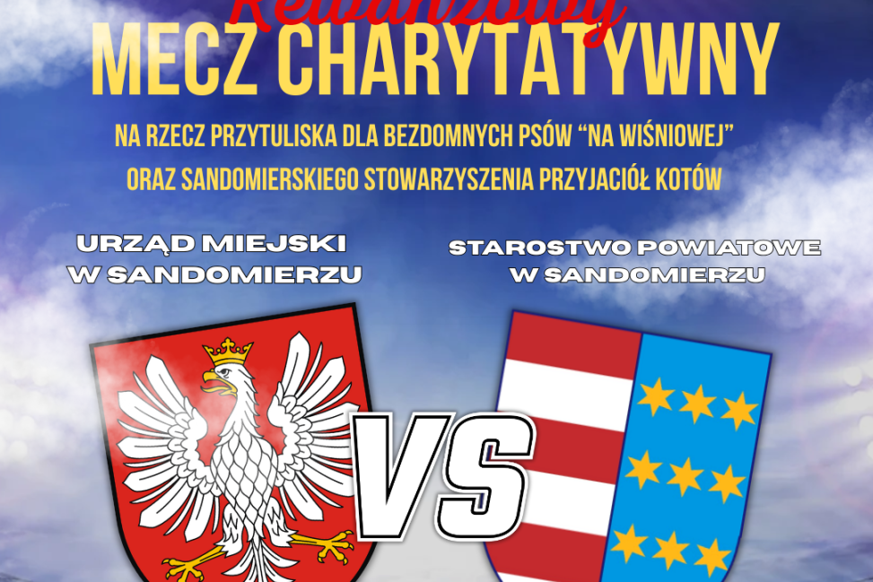 Sportowe emocje i szczytny cel – charytatywny rewanż na stadionie w Sandomierzu!