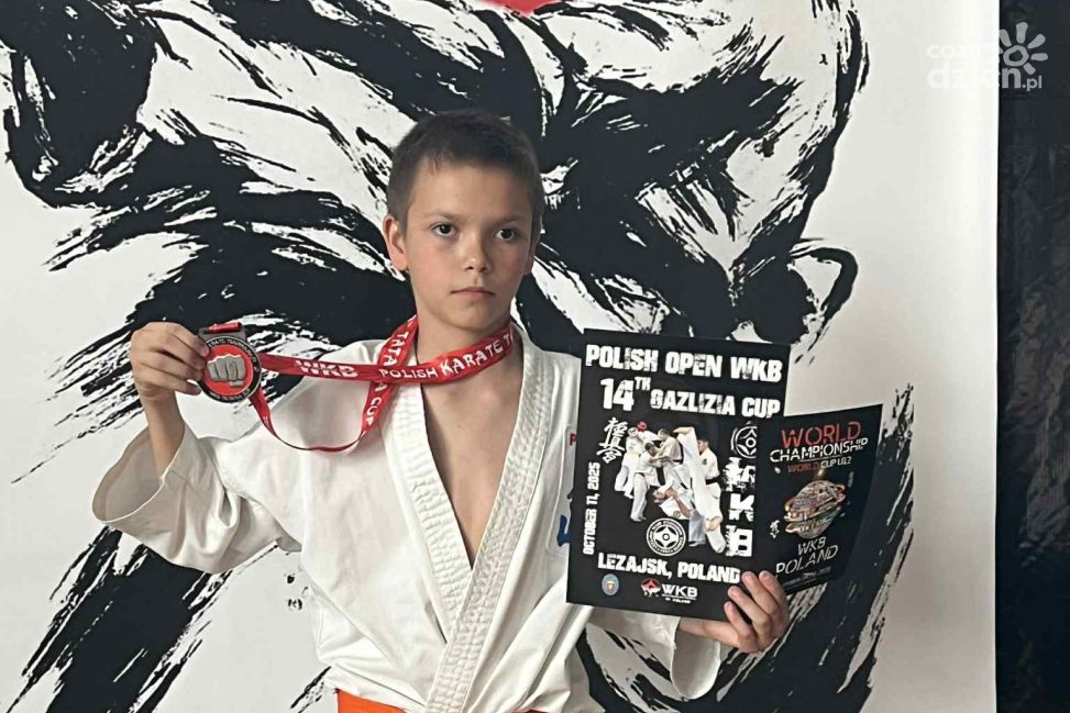 Sukces młodego karateki z Sandomierza na międzynarodowym turnieju TATARIA CUP WKB (ZDJĘCIA)