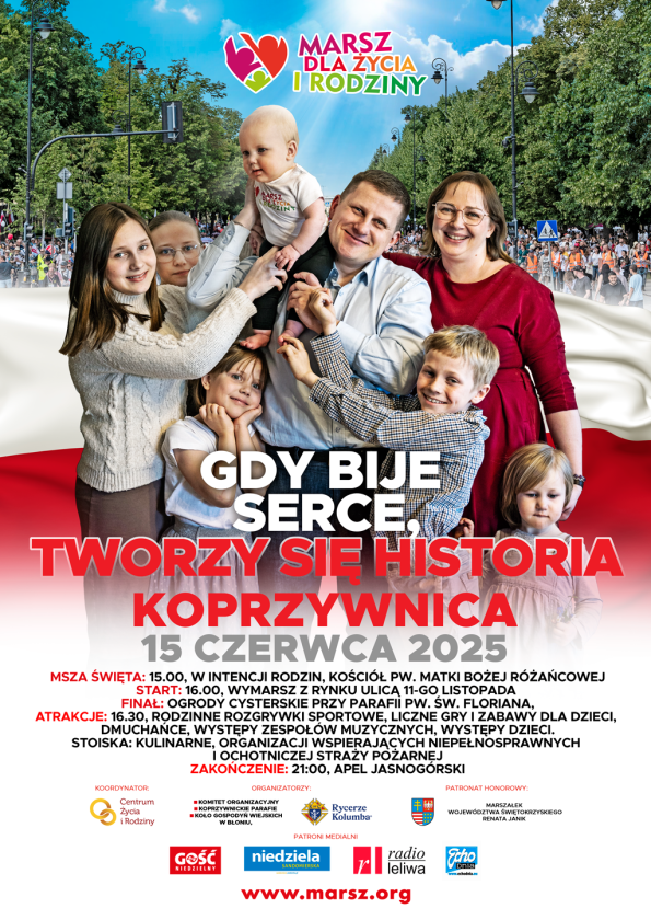 Marsz dla Życia i Rodziny w Koprzywnicy – święto rodziny i wspólnych wartości